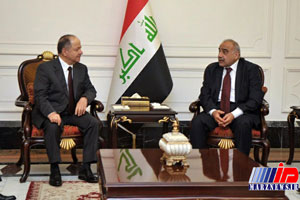 مسعود بارزانی با عبدالمهدی در بغداد دیدار کرد