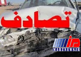 ۹ کشته و زخمی در یک تصادف در سه‌راهی نیکشهر