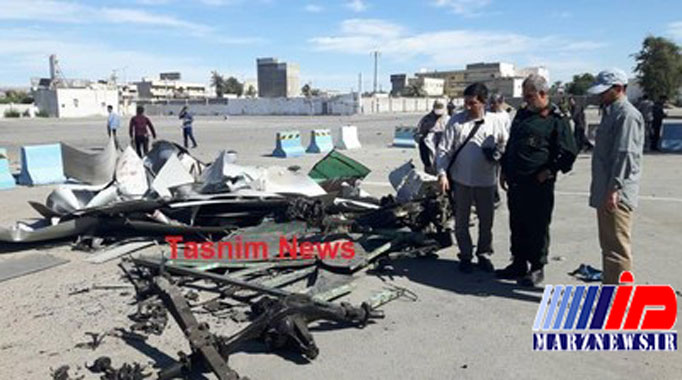 ۴ شهید و ۱۵ مجروح در حادثه تروریستی چابهار + عکس