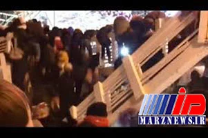 فروریختن پل در جشن سال نو مسکو
