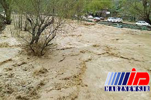 قطع ارتباط ۱۰ روستای اندیکا به علت طغیان رودخانه
