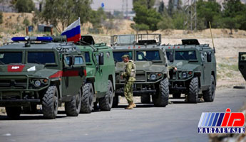 حضور پلیس نظامی روسیه در منبج سوریه