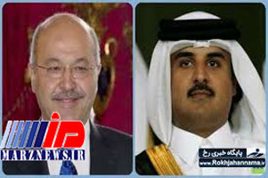 سفر رئیس جمهوری عراق به قطر
