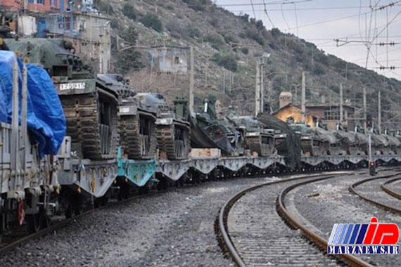 لشکرکشی ارتش ترکیه به مرز سوریه