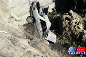 سقوط خودرو به داخل دره در علی آبادکتول/ ۴ نفر مصدوم شدند