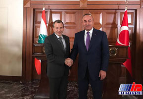 وزیران خارجه ترکیه و لبنان تحولات منطقه را بررسی کردند