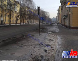بارش برف سیاه در روسیه