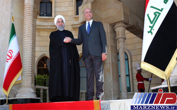 استقبال رسمی رئیس جمهور عراق از دکتر روحانی