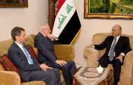 دیدار رئیس‌جمهور عراق با فرستاده آمریکا در ائتلاف ضد داعش
