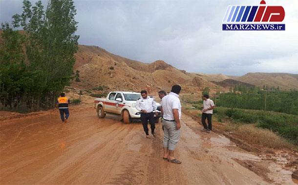 سیل راه ۲۰ روستای خراسان شمالی را بست