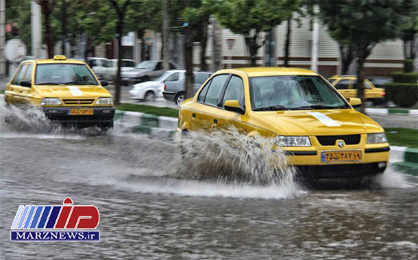 احتمال آب‌گرفتگی معابر در جاده‌های ساحلی خزر کشور