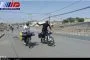 دوچرخه سوار ساوه ای به بوشهر رسید
