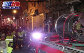 آتش سوزی بازار تبریز به طور کامل مهار شد