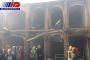 ۱۲۰مغازه در آتش سوزی بازار تبریز آسیب دید