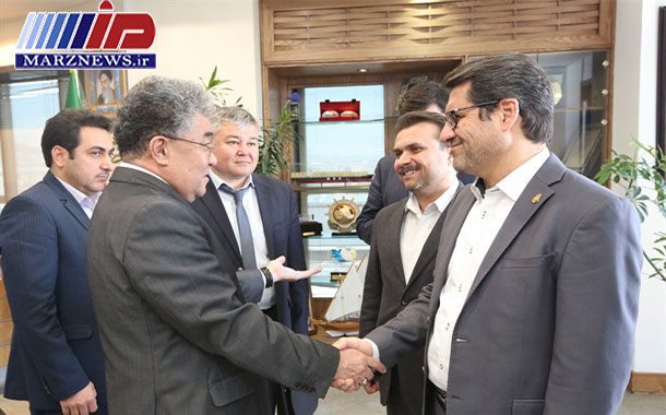 دیدار سفیر قزاقستان در تهران با مدیرعامل سازمان بنادر و دریانوردی