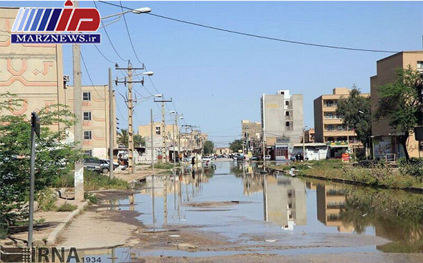 وخیم تر شدن اوضاع پس زدگی فاضلاب اهواز با گرم شدن هوا