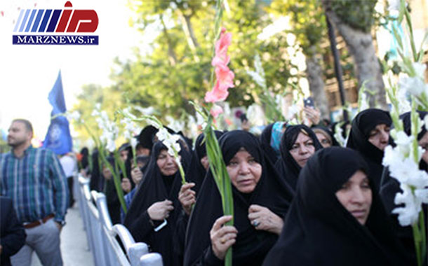 گلباران حرم مطهر حضرت امام رضا علیه السلام