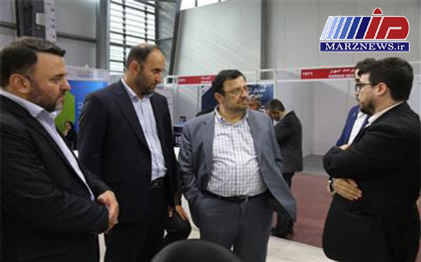 بازدید رئیس شورای عالی فضای مجازی از غرفه منطقه ویژه اقتصادی پیام در نمایشگاه الكامپ