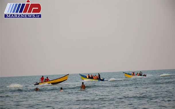 تفریح مسافران تابستانی در مرز ایران و آذربایجان