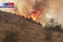 اراضی منطقه حفاظت شده ارسباران همچنان در آتش می‌سوزد