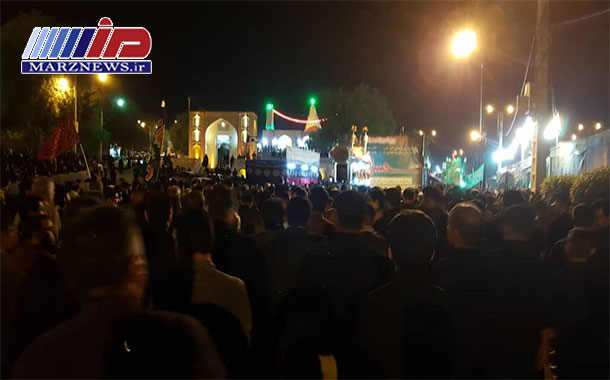 پرچم عزای حسینی در شوشتر برافراشته شد