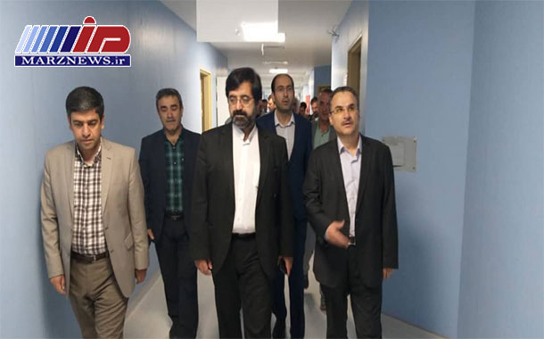 بازدید از بخش های مختلف مرکز تروما وسوختگی بیمارستان امام خمینی ره اردبیل