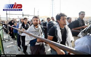 یک میلیون زائر اربعین حسینی از مرز خسروی تردد می‌کنند