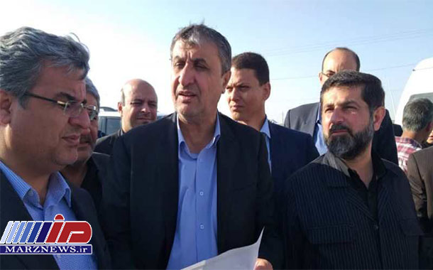 وزیر راه و شهرسازی از مرز شلمچه بازدید کرد