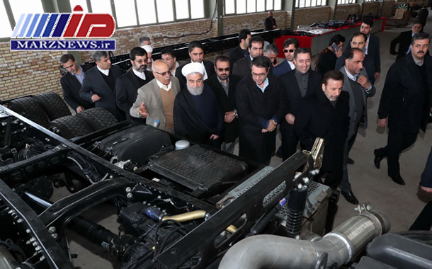 افتتاح خط تولید خودروی تجاری سنگین با نام «چاپار»