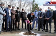آیین كلنگ زنی احداث زمین چمن مصنوعی فوتبال پیام برگزار شد