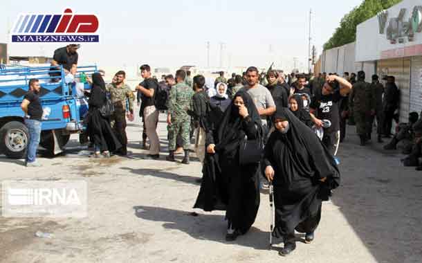 خدمت‌رسانی به زائران اربعین در مرز شلمچه ادامه دارد
