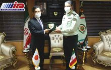 دیدار رئیس پلیس مبارزه با مواد مخدر ناجا و سفیر ژاپن در تهران