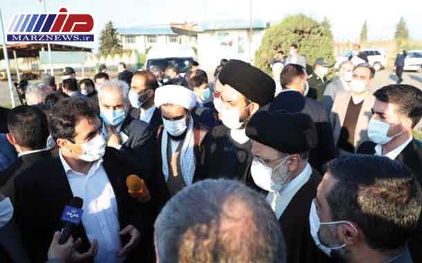 رئیس‌جمهوری از عملیات پایاب سد خداآفرین بازدید کرد