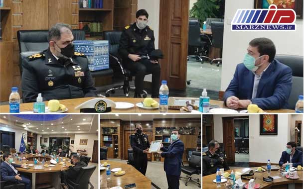 همکاری نیروی دریایی ارتش و سازمان بنادر در راستای تأمین حداکثری امنیت دریایی کشور و خطوط کشتیرانی