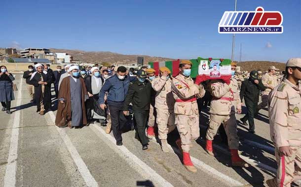 پیکر پاک شهید مرزبانی در شهرستان مرزی سردشت تشییع شد
