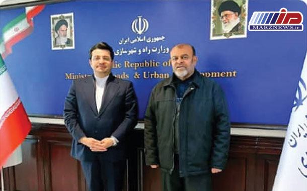 دیدار سفیر ایران در کشور آذربایجان با وزیر راه و شهرسازی