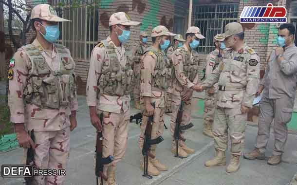 حضور فرمانده مرزبانی استان خراسان رضوی در هنگ مرزی درگز