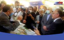 حضور رییس مجلس در غرفه شرکت کشت و صنعت مغان در نخستین رویداد بین‌المللی خصوصی‌سازی در ایران