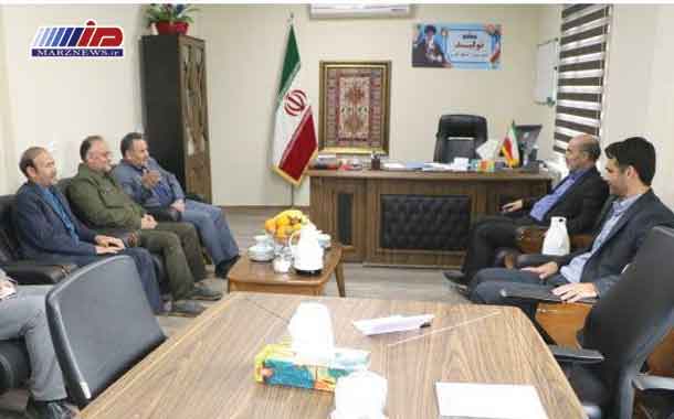 دیدار مدیرعامل، رئیس و اعضای هیئت مدیره شرکت کشت و صنعت مغان با فرماندار شهرستان اصلاندوز