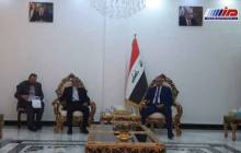 معاون امنیتی و انتظامی  وزیر کشور جمهوری اسلامی ایران با وزیر کشور عراق دیدار کرد