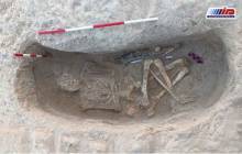 کشف گورستان دوره ساسانی در قلعه اولتان پارس‌آباد