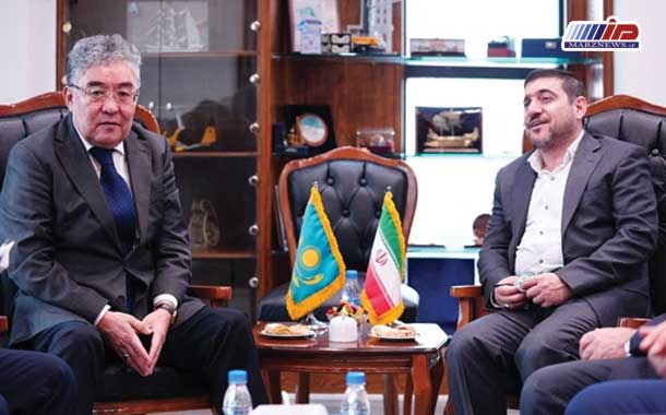 دیدار سفیر قزاقستان در تهران با مدیرعامل سازمان بنادر