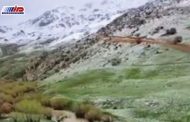 تقابل زیبای بهار و زمستان در منطقه سرشیو مرز مریوان و سقز