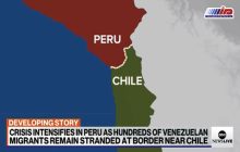 سرگردانی مهاجران در مرز پرو و شیلی
