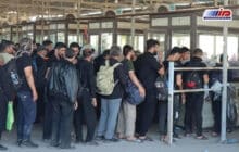 تردد روزانه ۲۰ هزار زائر از مرز مهران؛ گیت‌های خروجی افزایش یافت