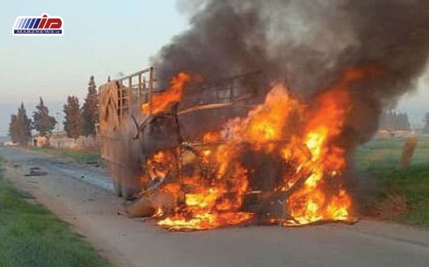 حمله رژیم صهیونیستی به کامیونی در مرز سوریه با لبنان
