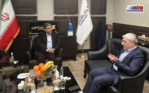 دیدار استاندار اردبیل با مدیرعامل بانک اقتصاد نوین