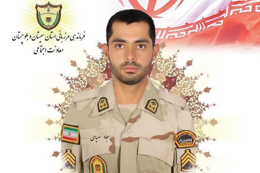 برگزاری مراسم تشییع شهید مرزبانی استواردوم سجاد صیامی  در مشهد مقدس