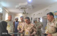 دیدار رئیس بازرسی مرزبانی با خانواده شهید «امیرمحمد امیری» در شهرستان مرزی درگز