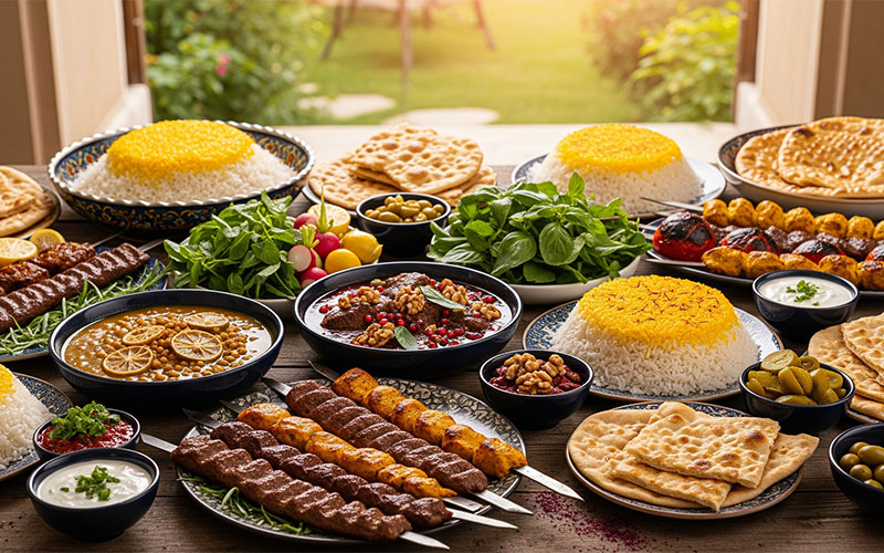 گردشگری خوراک؛ سفری به طعم و مزه‌های ایران